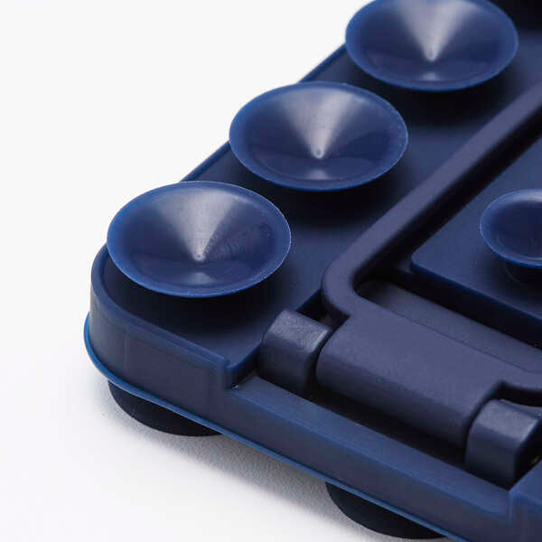 Elecom P-TKPTSUCS01NV Takopita Stand Suction Cup Silicone Pad Double Sided Suction Cup Type (Navy)