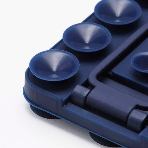 Elecom P-TKPTSUCS01NV Takopita Stand Suction Cup Silicone Pad Double Sided Suction Cup Type (Navy)