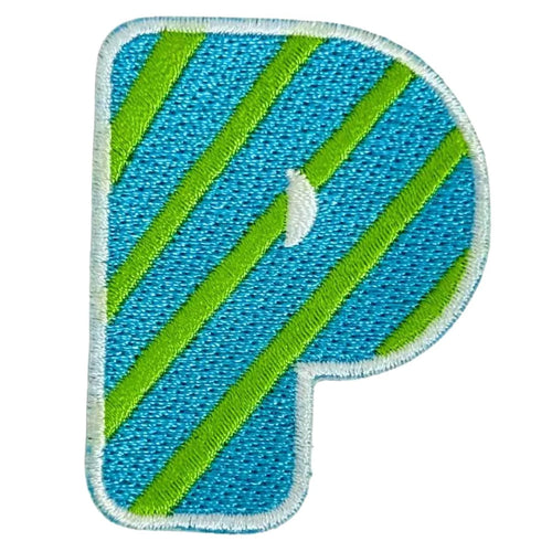 KAGS KG0243 Personalise Me P 5cm Embroidered Hybrid Patch