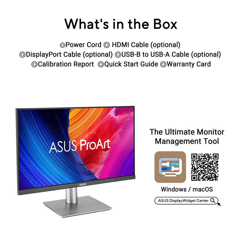 Asus ProArt PA278QGV - 27 QHD IPS 120Hz Professional Monitor