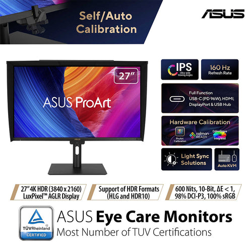 Asus ProArt PA27UCGE - 27 UHD IPS 160Hz Professional Monitor
