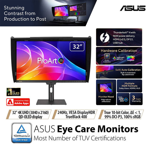 Asus ProArt PA32USD - 32 UHD OLED Professional Monitor
