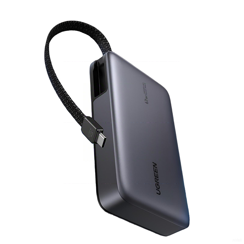 Ugreen PB550 20000mAh 65W CCC PD PB with Built-in Cable