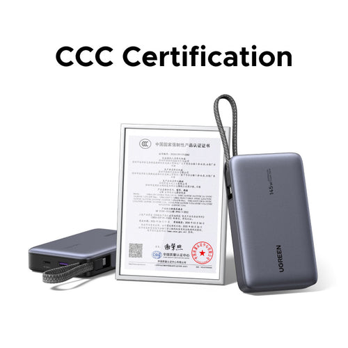 Ugreen PB550 20000mAh 65W CCC PD PB with Built-in Cable