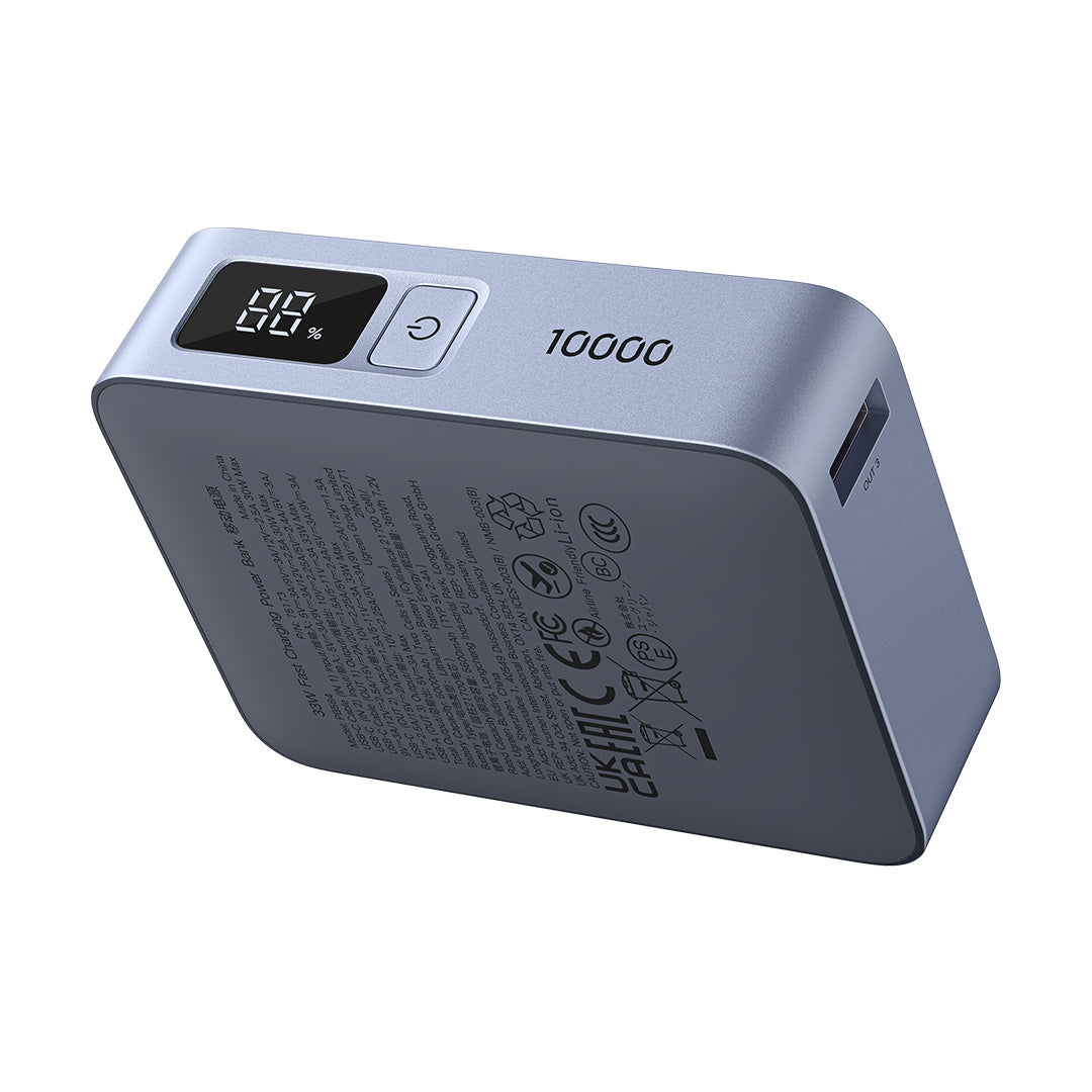Ugreen PB584 CCC 10000mAh 33W PD Fast Charging Built-in Cable Powerbank