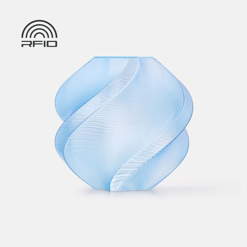 Bambu Lab PETG Translucent Filament with Spool (Light Blue)