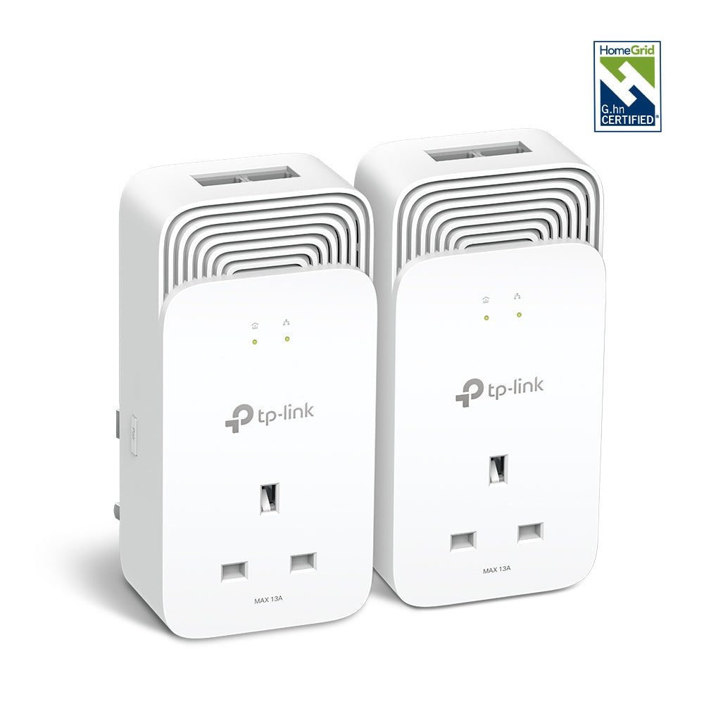 TP-Link PG2400P Kit G.hn2400 Passthrough Powerline Kit