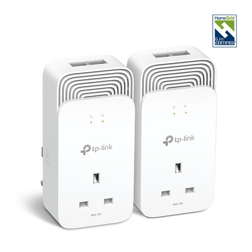 TP-Link PG2400P Kit G.hn2400 Passthrough Powerline Kit