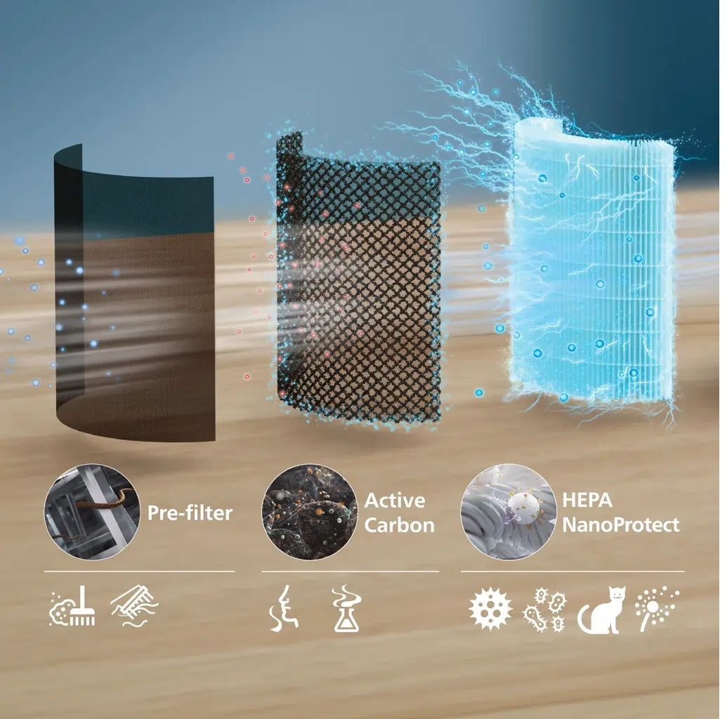 Philips AC0720/10 Pure Protect Lite 700 Series Air Purifier