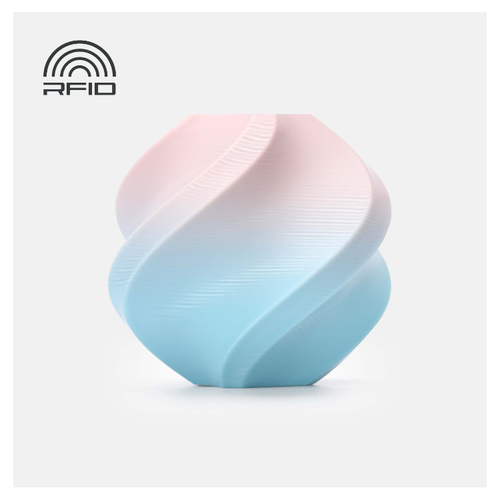 Bambu Lab PLA Basic Gradient Filament with Spool (Cotton Candy Cloud)