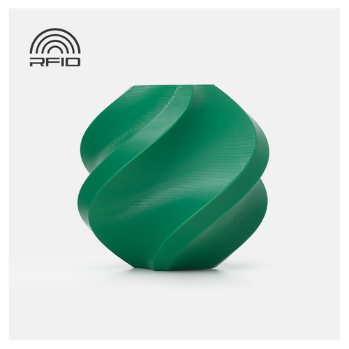 Bambu Lab PLA Basic Filament with Spool (Mistletoe Green)