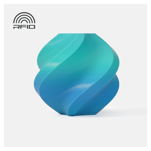 Bambu Lab PLA Basic Gradient Filament with Spool (Ocean to Meadow)