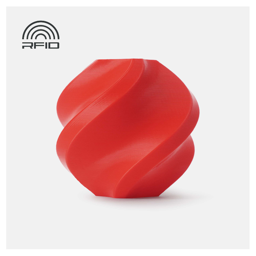Bambu Lab PLA Basic Filament with Spool (Red)