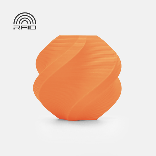 Bambu Lab PLA Matte Filament with Spool (Mandarin Orange)