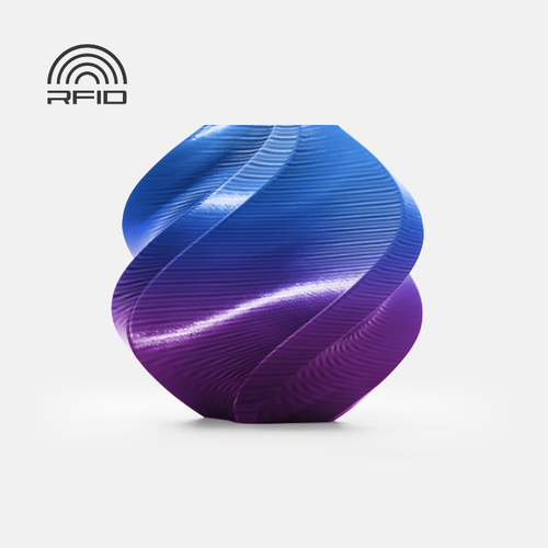 Bambu Lab PLA Silk Filament with Spool (Aurora Purple)