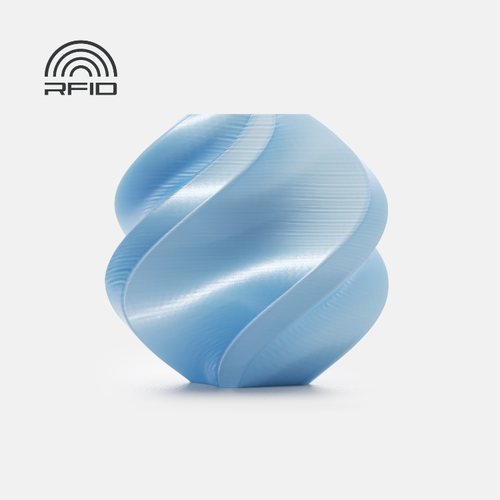 Bambu Lab PLA Silk+ Filament with Spool (Baby Blue)