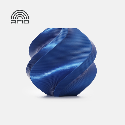 Bambu Lab PLA Silk+ Filament with Spool (Blue)