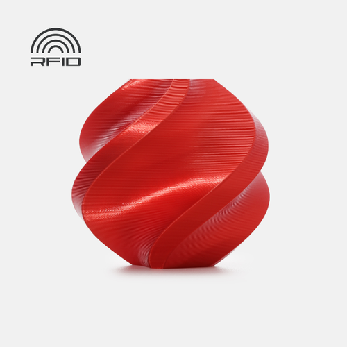 Bambu Lab PLA Silk+ Filament with Spool (Candy Red)