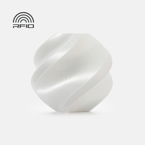 Bambu Lab PLA Silk+ Filament with Spool (White)