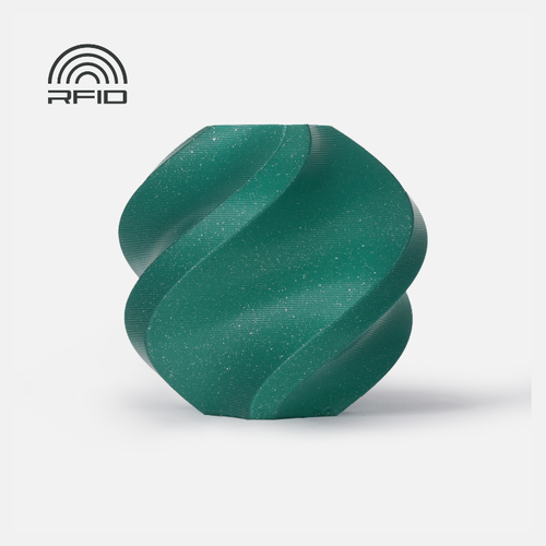Bambu Lab PLA Sparkle Filament with Spool (Alpine Green)