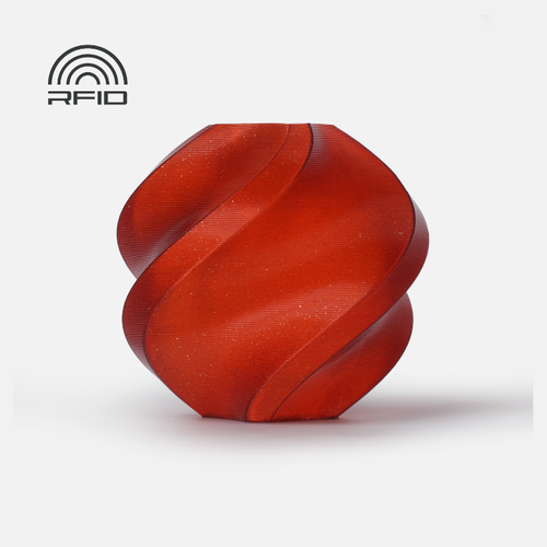 Bambu Lab PLA Sparkle Filament with Spool (Crimson Red)
