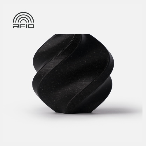 Bambu Lab PLA Sparkle Filament with Spool (Onyx Black)