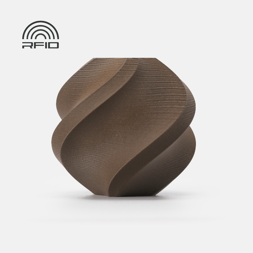 Bambu Lab PLA Wood Filament with Spool (Black Walnut)