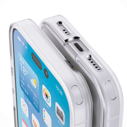 Elecom  iPhone 17  6.3 (2025) D3O All Clear Case with metal ring