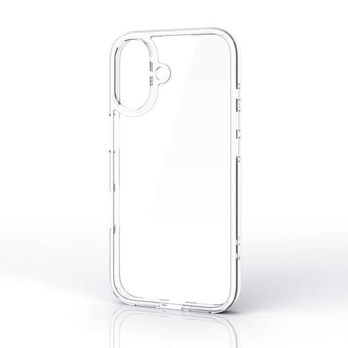 Elecom  iPhone 17 6.3 (2025) Hybrid Glass Clear Case with metal ring