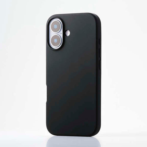 Elecom  iPhone 17 6.3 (2025) Hybrid Case Silicone Black