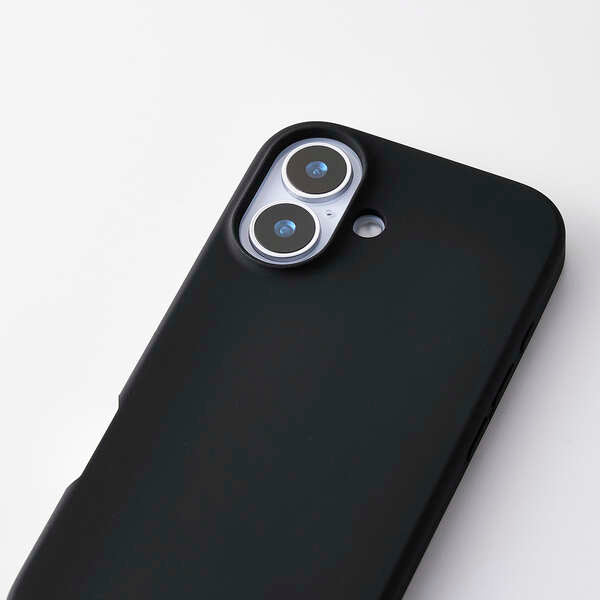 Elecom  iPhone 17 6.3 (2025) Hybrid Case Silicone Black