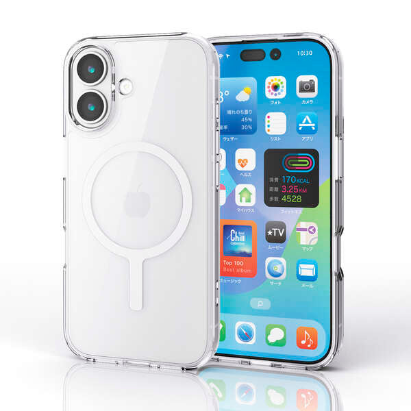 Elecom  iPhone 17 6.3 (2025) Magsafe Hybrid Case White