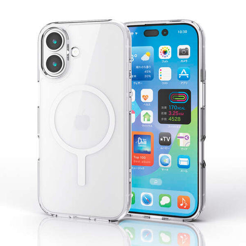 Elecom  iPhone 17 6.3 (2025) Magsafe Hybrid Case White