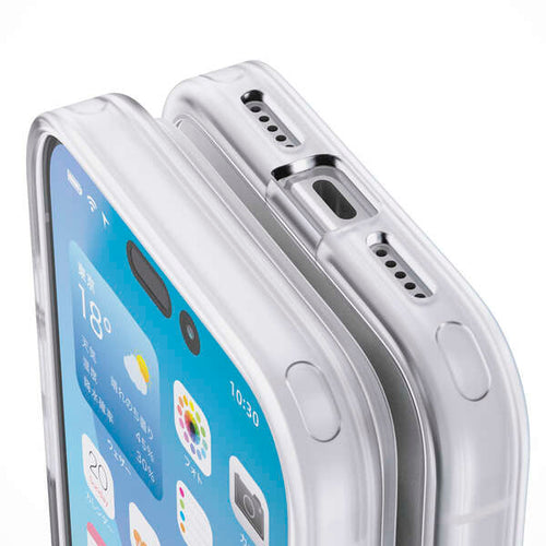Elecom  iPhone 17 Pro 6.3 (2025) D3O All Clear Case with metal ring