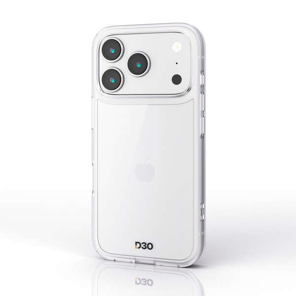 Elecom  iPhone 17 Pro 6.3 (2025) D3O All Clear Case with metal ring