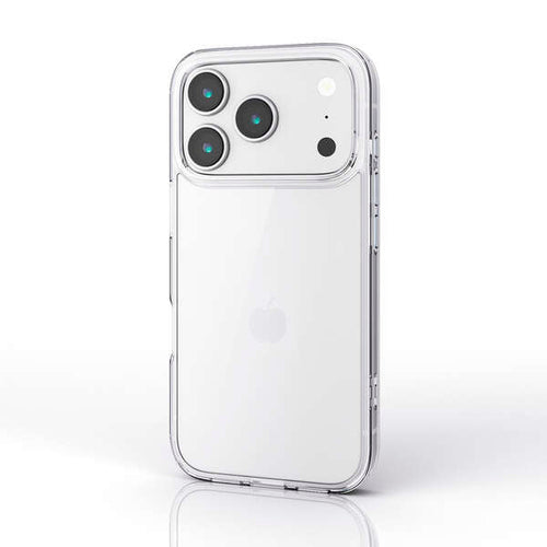 Elecom  iPhone 17 Pro 6.3 (2025) Hybrid Glass Clear Case with metal ring
