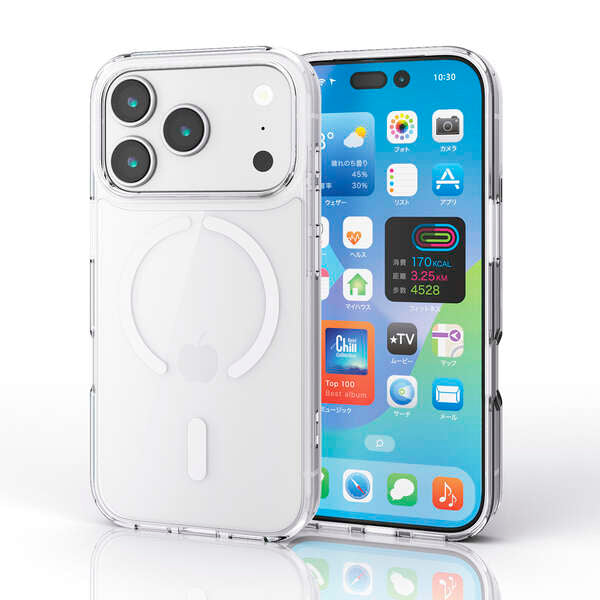 Elecom  iPhone 17 Pro (2025) Magsafe Hybrid Case White