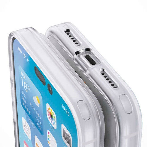 Elecom  iPhone 17 Pro Max 6.9 (2025) D3O All Clear Case with metal ring