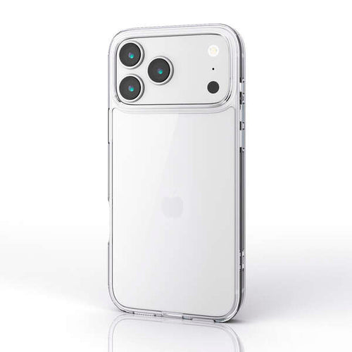Elecom  iPhone 17 Pro Max 6.9 (2025) Hybrid Glass Clear Case with metal ring