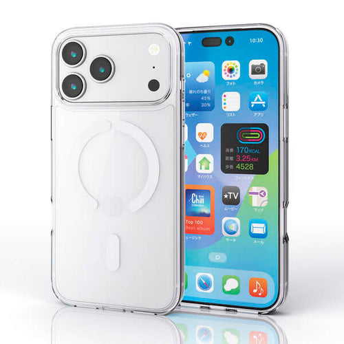 Elecom  iPhone 17 Pro Max 6.9 (2025) Magsafe Hybrid Case White