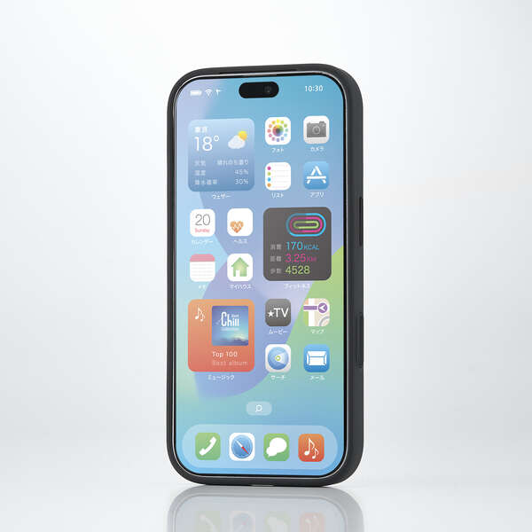 Elecom iPhone 18 Pro Hybrid Aluminum Case Extreme MAGKEEP - Black