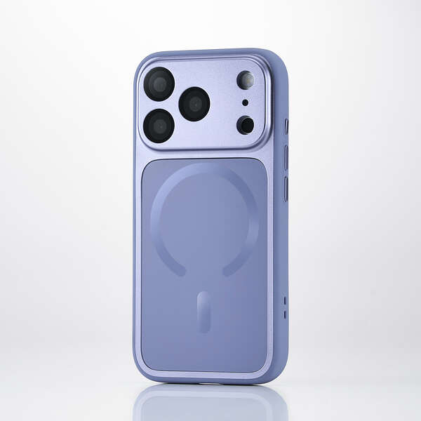 Elecom iPhone 18 Pro Hybrid Aluminum Case Extreme MAGKEEP - Pale Blue
