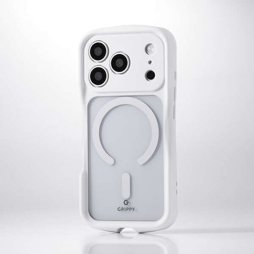 Elecom iPhone 18 Pro GRIPPY Hybrid Case Extreme MAGKEEP - White