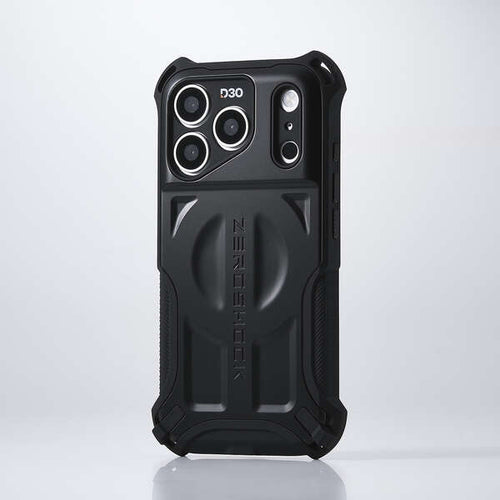 Elecom iPhone 18 Pro ZEROSHOCK Case Extreme HIGHEND MAGKEEP - Black