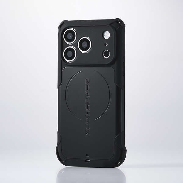 Elecom iPhone 18 Pro ZEROSHOCK Case Extreme MAGKEEP - Black