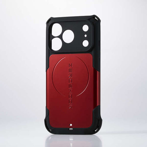 Elecom iPhone 18 Pro ZEROSHOCK Case Extreme MAGKEEP - Red