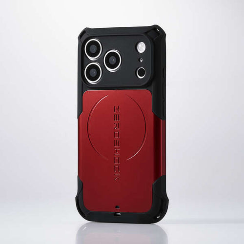 Elecom iPhone 18 Pro ZEROSHOCK Case Extreme MAGKEEP - Red