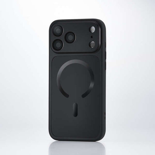 Elecom iPhone 18 Pro Max Hybrid Aluminum Case Extreme MAGKEEP - Black