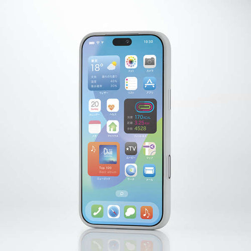 Elecom iPhone 18 Pro Max Hybrid Aluminum Case Extreme MAGKEEP - Silver