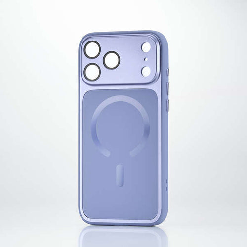 Elecom iPhone 18 Pro Max Hybrid Aluminum Case Extreme MAGKEEP - Pale Blue